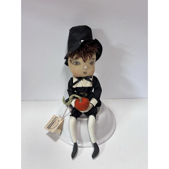 Joe Spencer Gathered Traditions Adam & Eve Pilgrims Thanksgiving Fall Decor - Picture 2 of 14